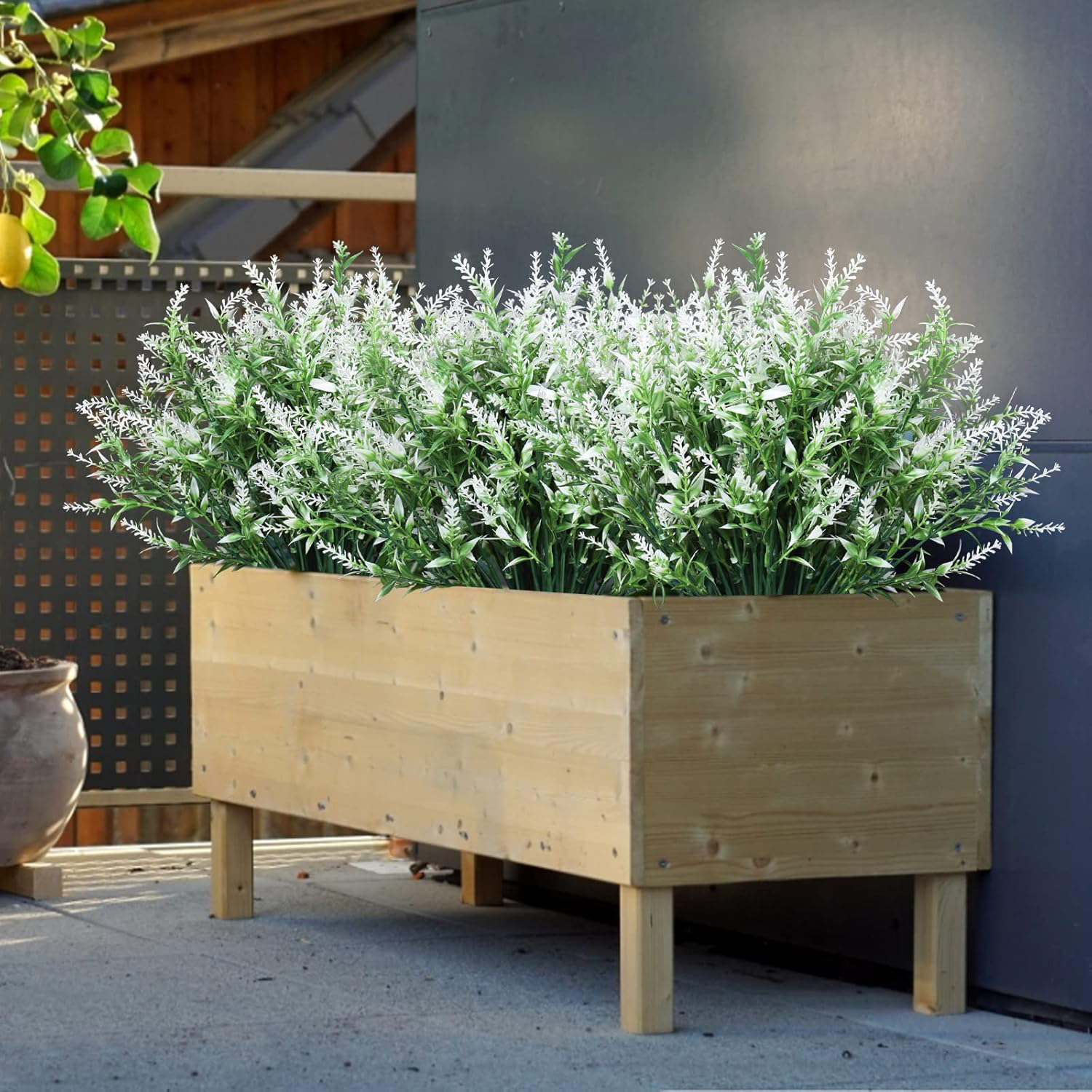 Florist Supply Vases - Künstliche Blumen Kunststoff Lavendel Gefälschte Pflanzen