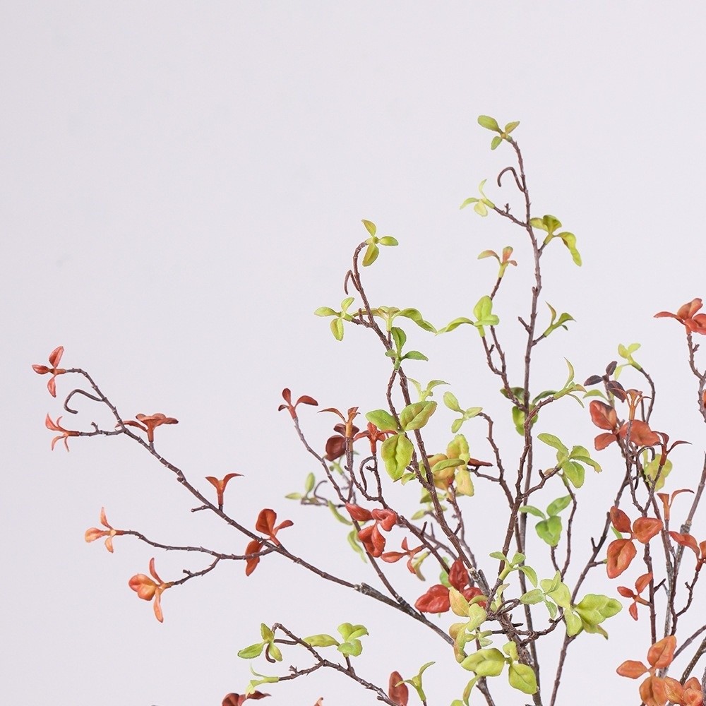 Branch Curly Willow - Künstliche Weidenholz-Vasenfüllung mit Echtem Gefühl, Plastik-Kunstgrün-Stiele,