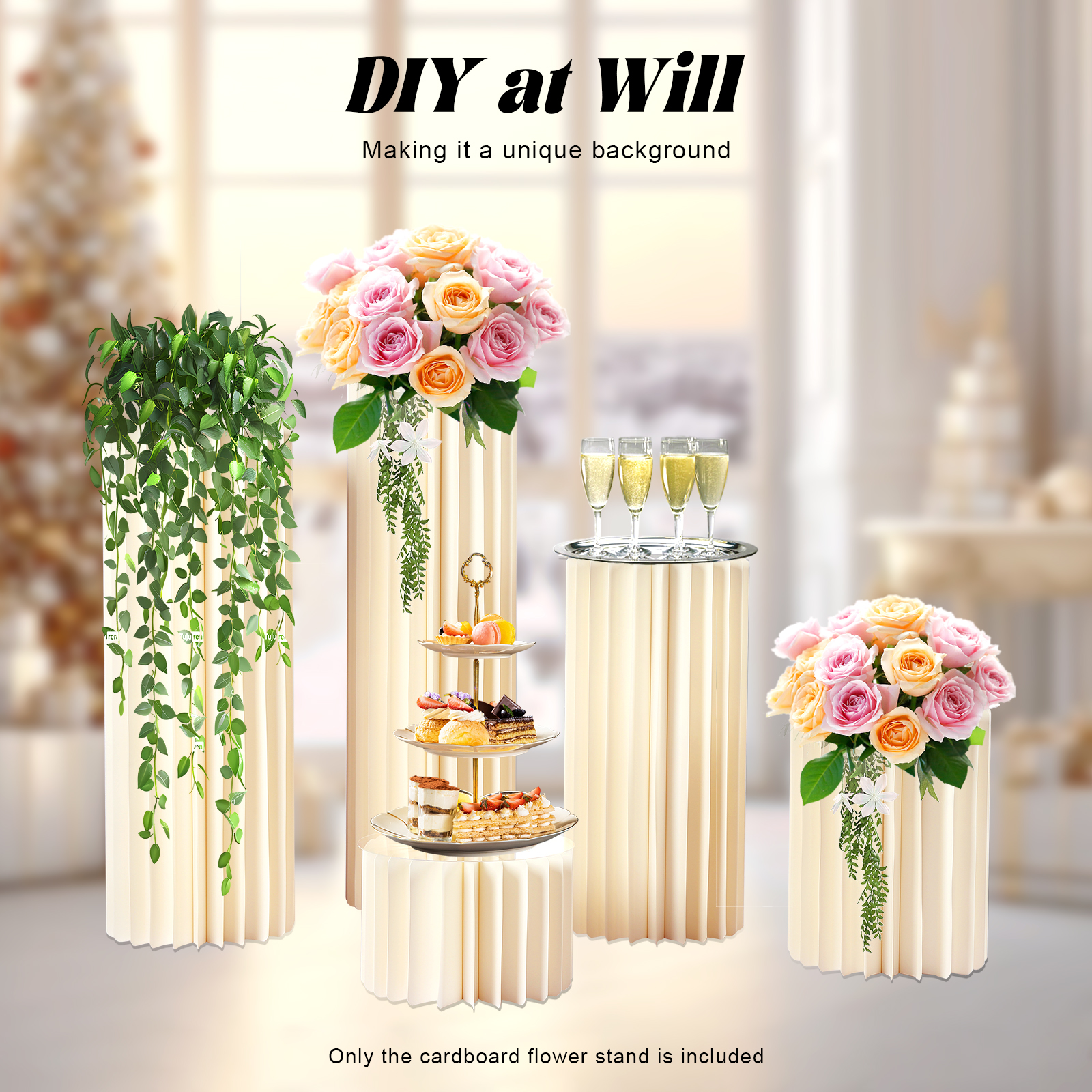 5 Stück Party-Hochzeits-Blumen – Florist Supply Vases Bewertung und Preis