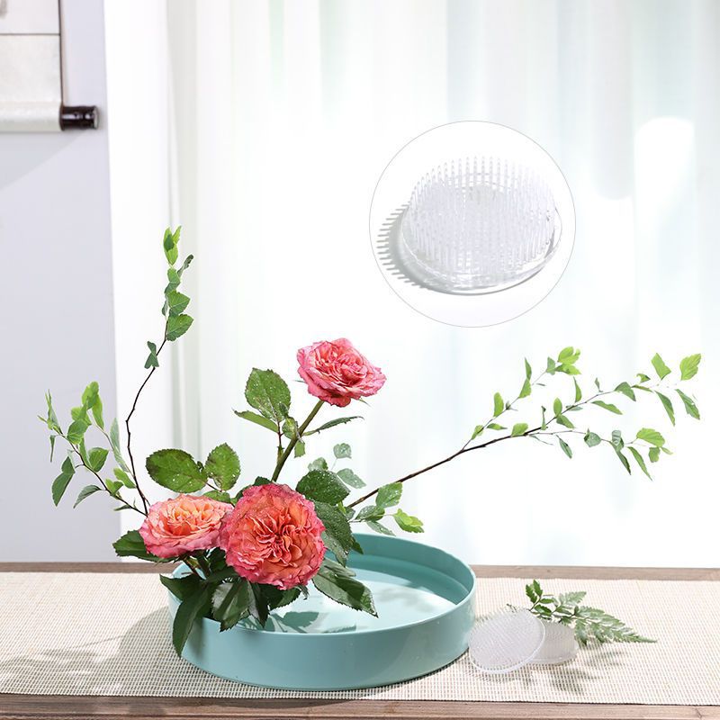 Runder Ikebana-Stielhalter mit – Florist Supply Vases Bewertung und Preis