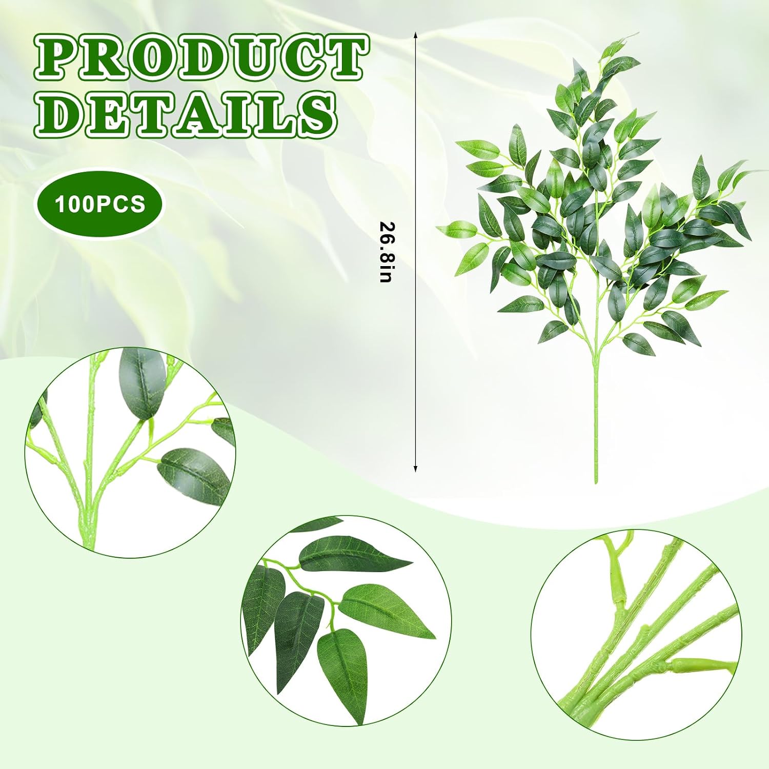 100 Stück künstliche italienis – Ruscus Stem Faux Bewertung und Preis