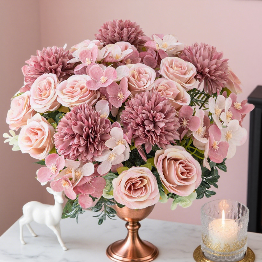 1/4 stücke Künstliche Blume Ro – Florist Supply Vases Bewertung und Preis